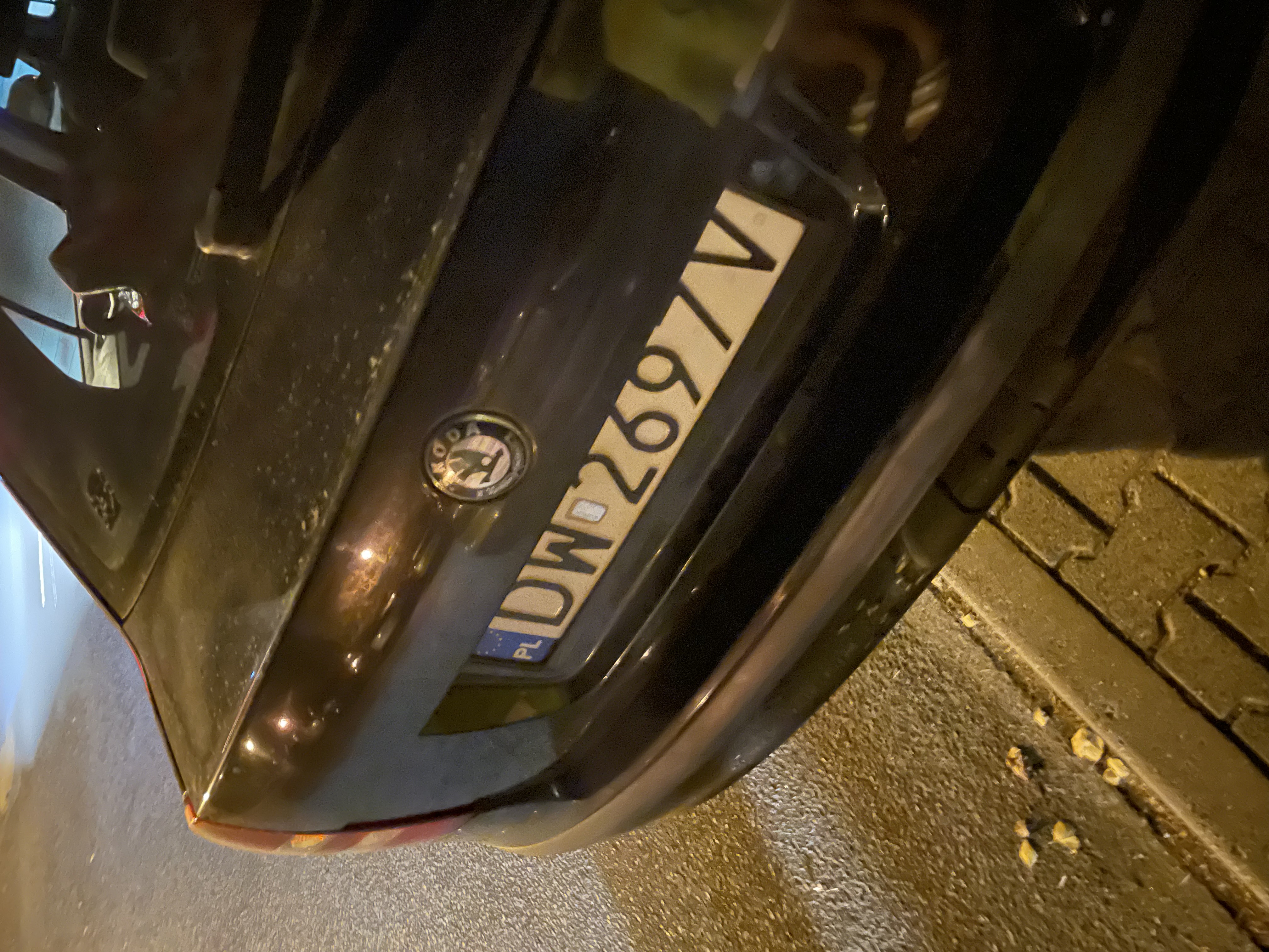 Mistrz parkowania w pojeździe o numerach DW2697V