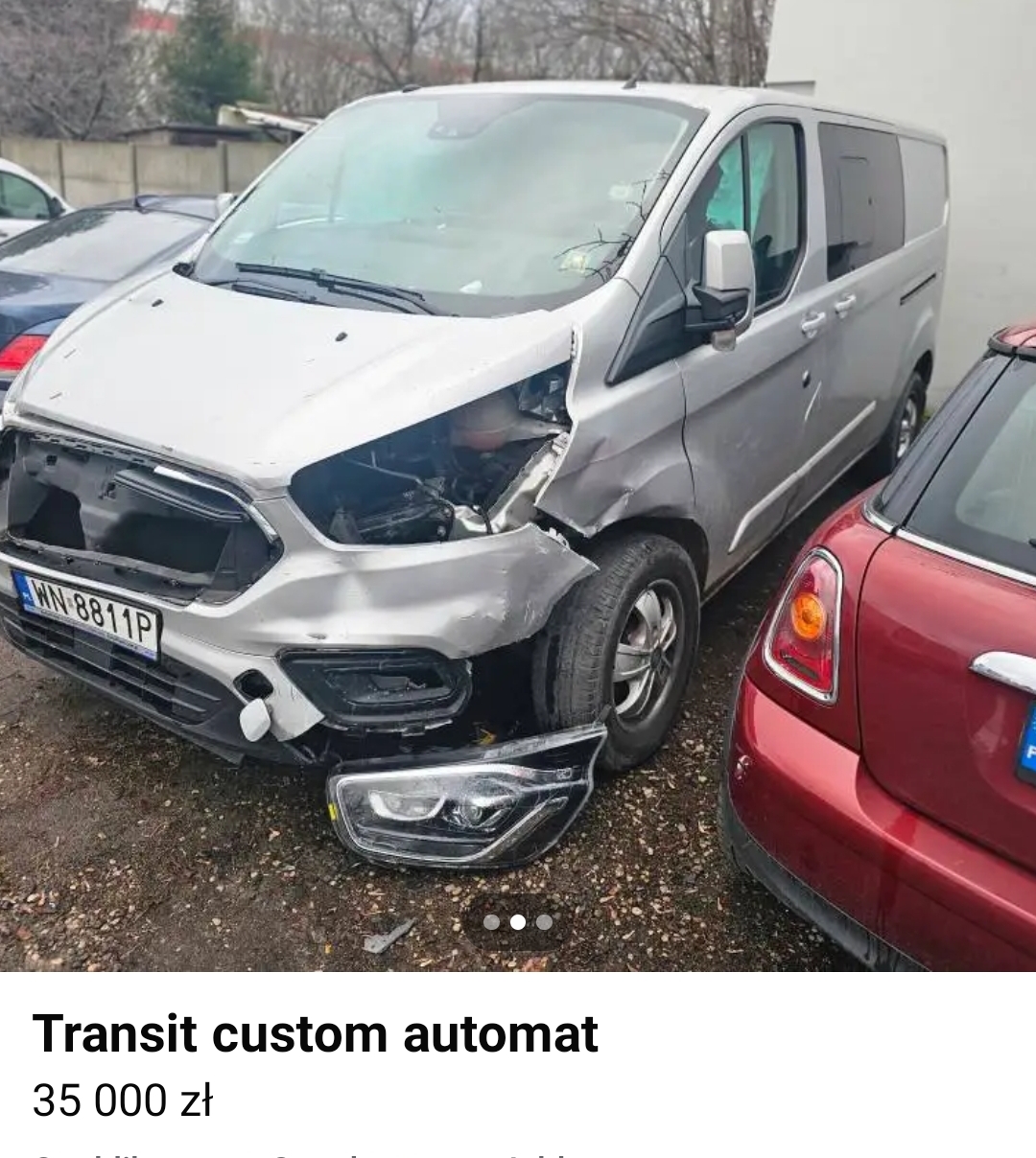 Uszkodzony przód+ poduszki