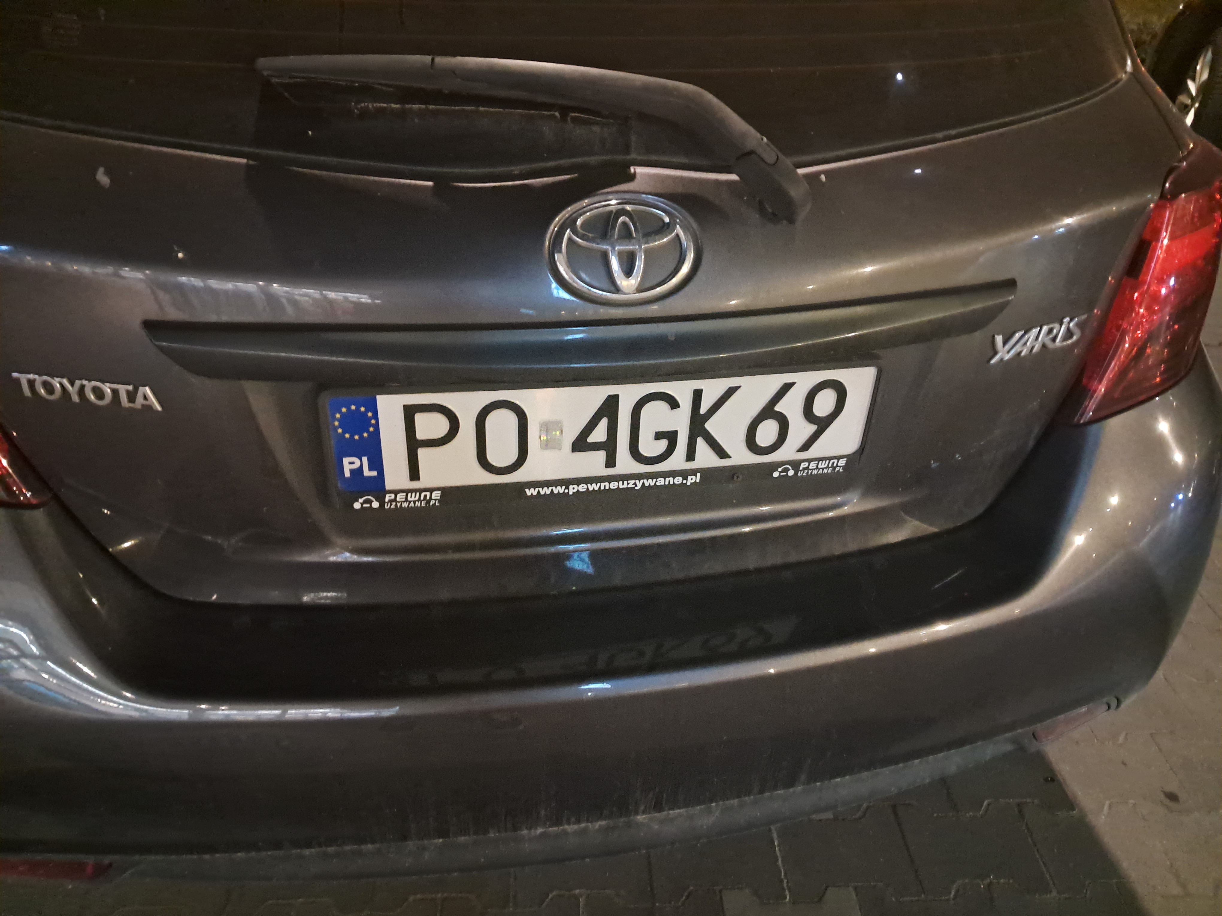 Pirat drogowy w pojeździe o numerach rejestracyjnych PO4GK69