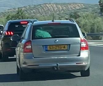 Pirat drogowy w pojeździe o numerach rejestracyjnych 53ZTG4