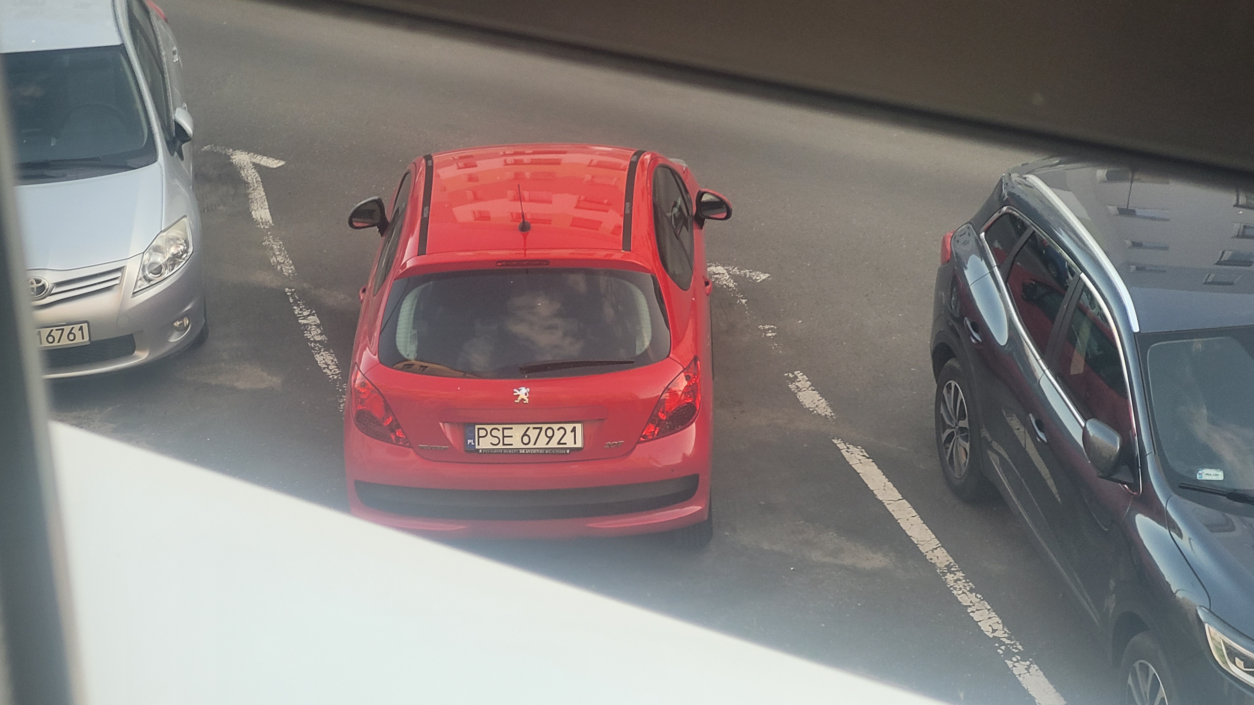 Mistrz parkowania w pojeździe o numerach PSE67921